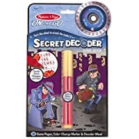 Los mejores  - Melissa &amp- Doug- On The Go: Secret Decoder Juego de Dibujo- Multicolor (15248)
